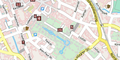 Deutsches Freimaurer-Museum Bayreuth Stadtplan