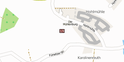 Stadtplan Naturkunde-Museum Lindenhof Bayreuth