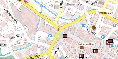 Präsidialbau der Regierung von Oberfranken Bayreuth Stadtplan