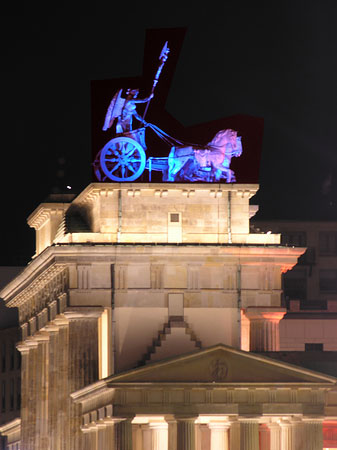 Foto Quadriga bei Nacht