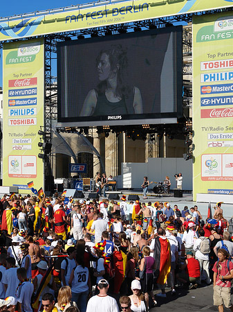 Foto Leinwand und Fans - Berlin