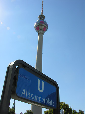 Alexanderplatz und Fernsehturm