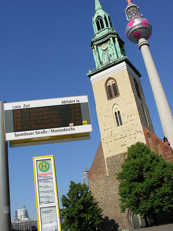 Fotos Fernsehturm und Marienkirche