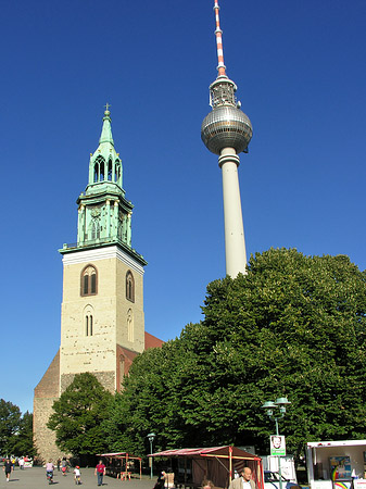 Foto Marienkirche und Fernsehturm