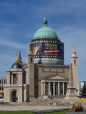 Baustelle und Rathaus