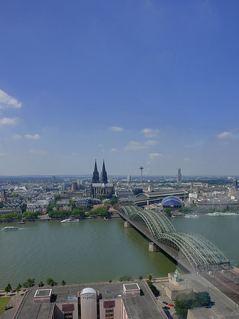 Fotos Hohenzollernbrücke und Kölner Dom