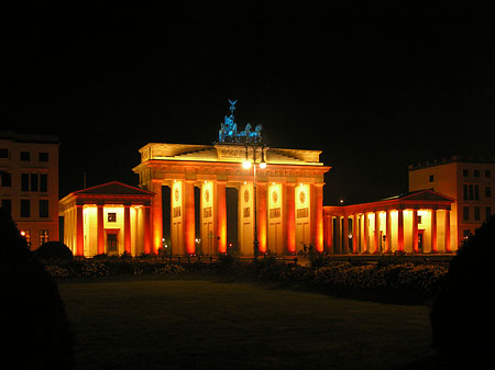 Foto Brandenburger Tor bei Nacht - Berlin