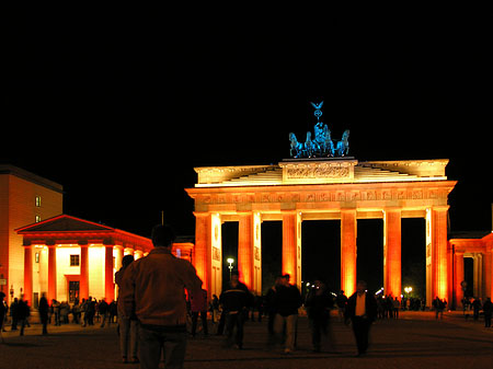 Foto Brandenburger Tor bei Nacht - Berlin
