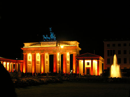 Foto Brandenburger Tor bei Nacht