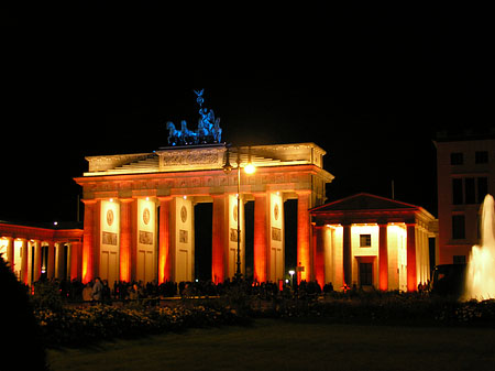 Foto Brandenburger Tor bei Nacht