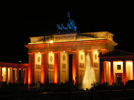 Foto Brandenburger Tor bei Nacht