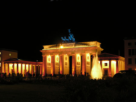 Foto Brandenburger Tor bei Nacht