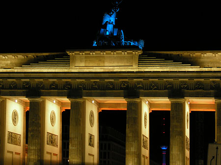 Foto Brandenburger Tor bei Nacht - Berlin