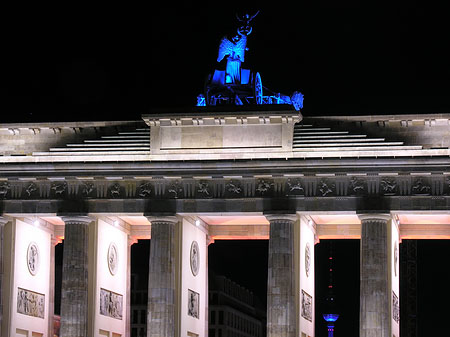 Foto Brandenburger Tor bei Nacht - Berlin
