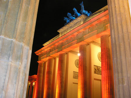 Foto Brandenburger Tor bei Nacht - Berlin