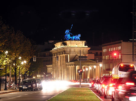 Foto Ebert Straße bei Nacht