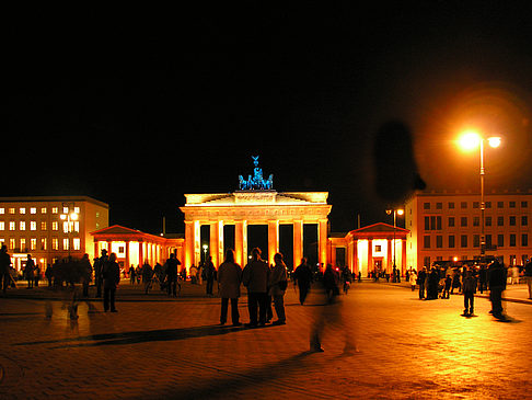 Pariser Platz bei Nacht Fotos