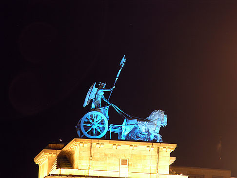 Fotos Quadriga bei Nacht