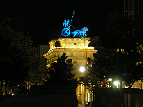 Foto Quadriga bei Nacht - Berlin