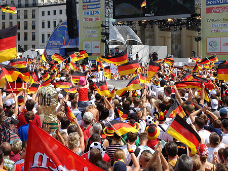 Fotos Showbühne am Brandenburger Tor