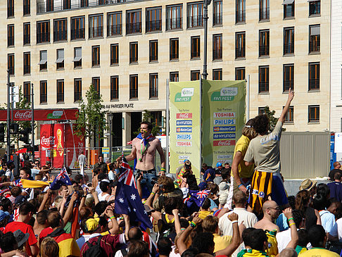 Showbühne am Brandenburger Tor Fotos