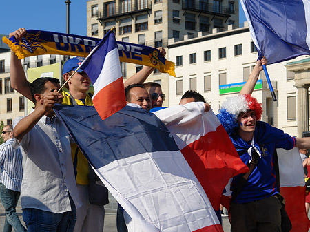 Foto Fans aus Frankreich - Berlin