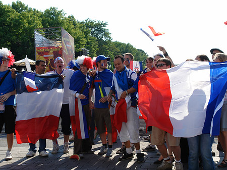 Fans aus Frankreich Fotos