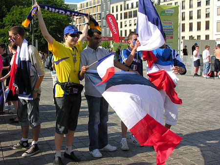 Fans aus Frankreich Fotos
