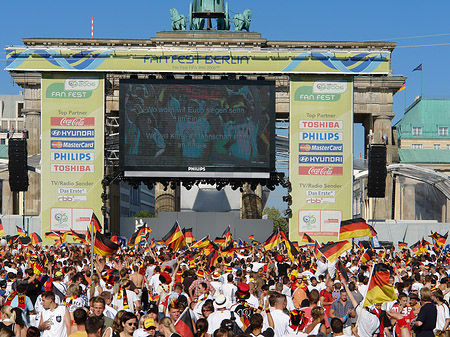 Foto Leinwand und Fans - Berlin