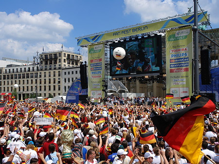 Foto Leinwand und Fans - Berlin
