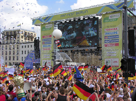 Foto Leinwand und Fans - Berlin