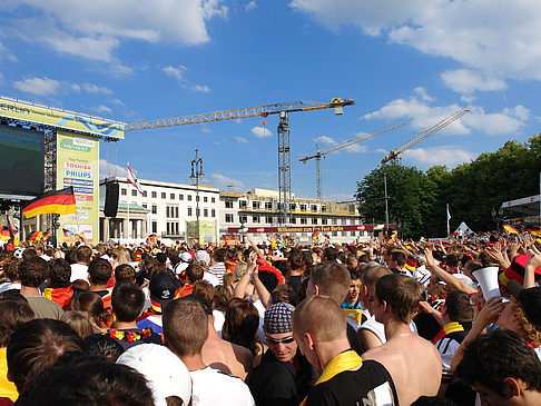 Leinwand und Fans Foto 