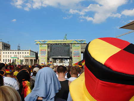 Leinwand und Fans Foto 