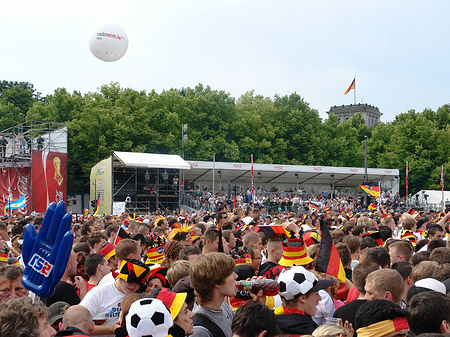 Foto Tribünen am Brandenburger Tor