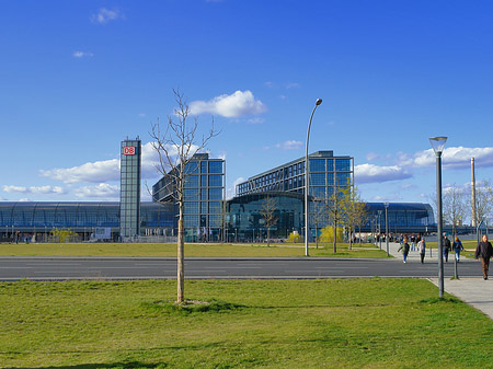 Blick auf den Hauptbahnhof Foto 