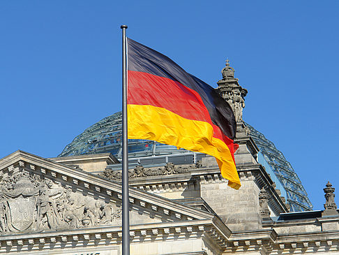 Flagge mit Kuppel Fotos