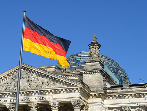 Flagge mit Kuppel Foto 