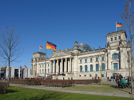 Foto Blick auf Reichstag - Berlin