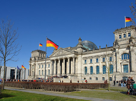 Foto Blick auf Reichstag