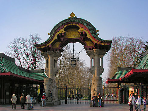 Fotos Eingang zum Zoo