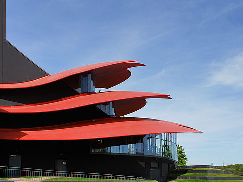 Dach des Theaters Fotos