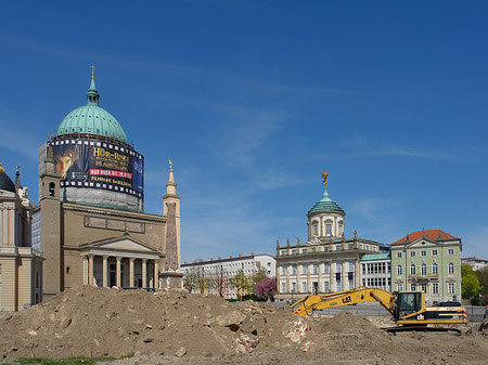 Fotos Baustelle und Rathaus