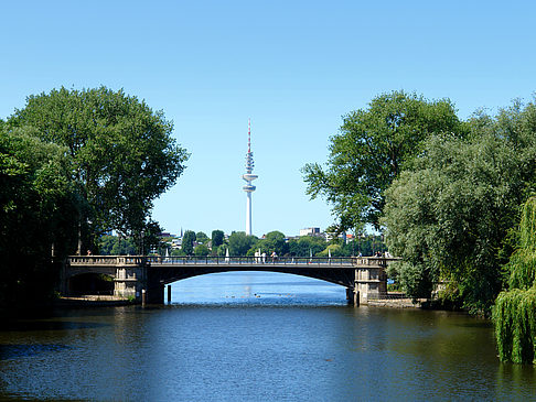 Fotos Schwanenwikbrücke und Heinrich-Hertz-Turm | Hamburg