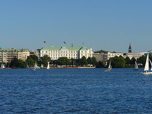 Segeln auf der Außenalster