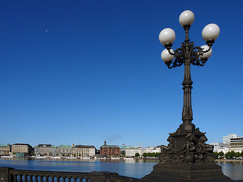 Laterne und Binnenalster Foto 