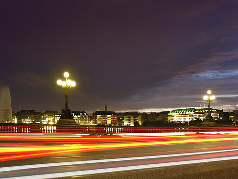 Fotos Binnenalster bei Nacht | Hamburg