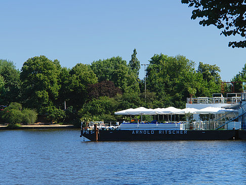 Foto Schiffe auf der Binnenalster
