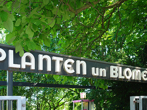 Foto Planten un Blomen - Eingang - Hamburg