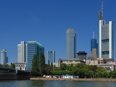 Skyline von Frankfurt Fotos